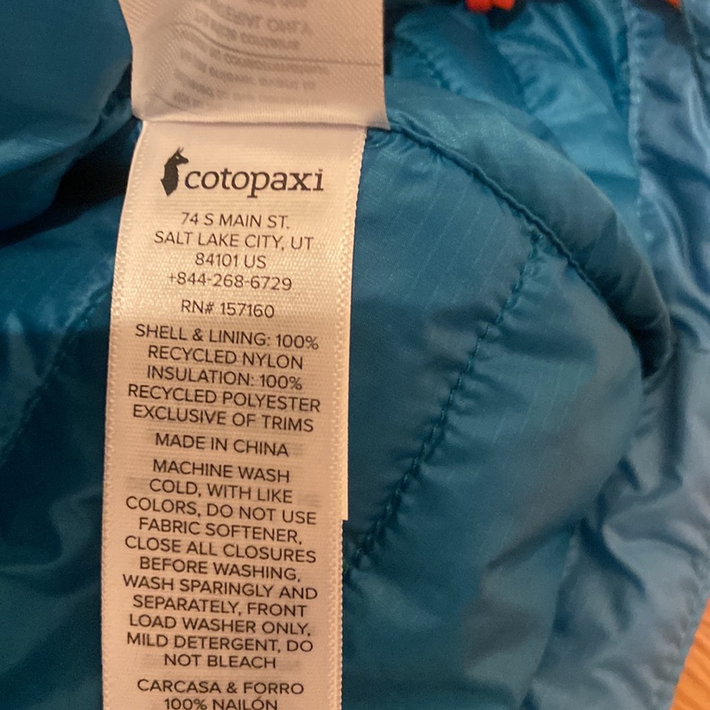 NWT Cotopaxi capa insulated jacket - Picture 5 of 6